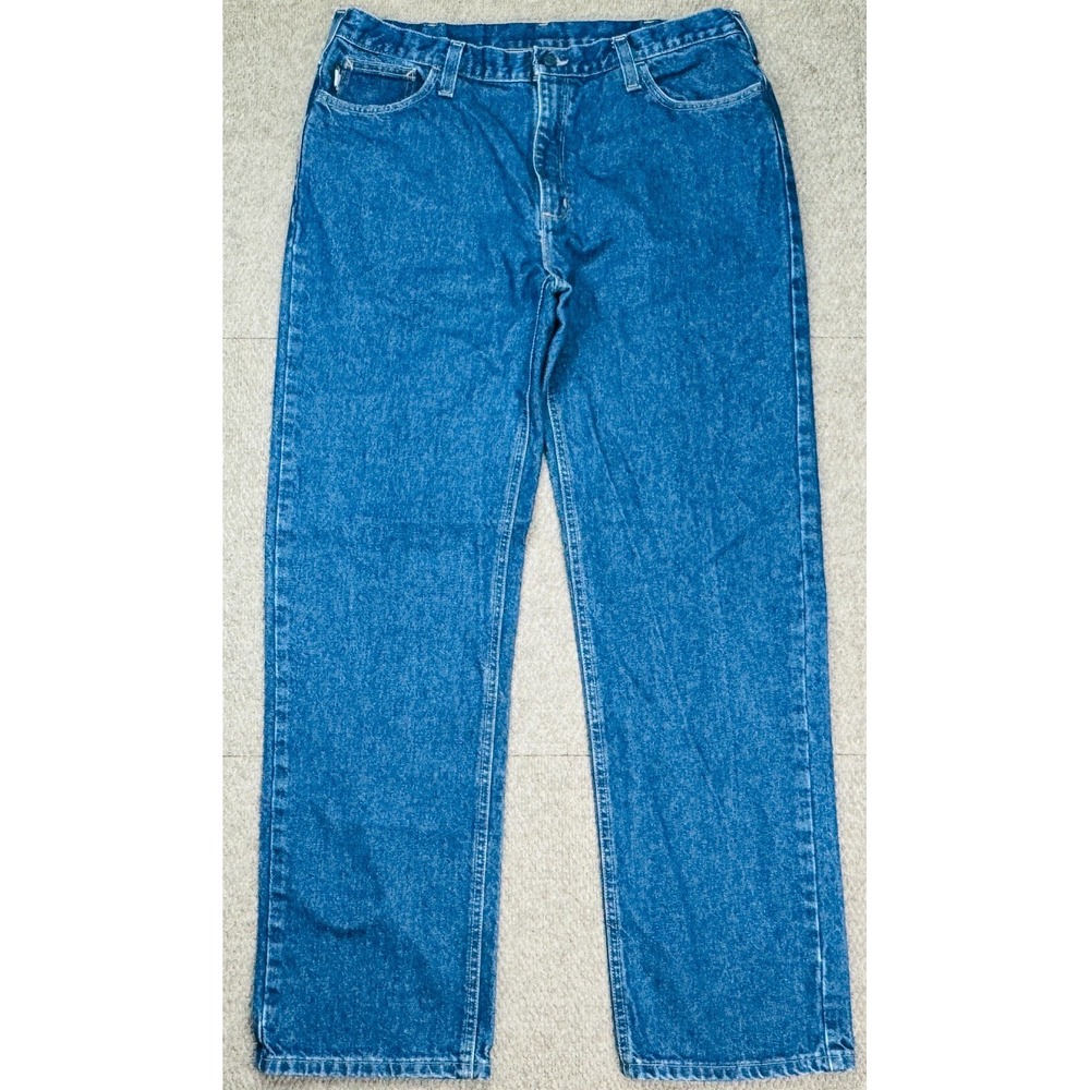 Carhartt FR Flame Resistant 2112 CAT 2 5 Pocket Men's Denim Jeans Size 38x34